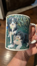 Load image into Gallery viewer, Add some flare to your morning coffee with these custom, Personalized Photo Mugs.  Send your photos to FairyForged777@gmail.com & we’ll send you a proof of your mug.  You choose whatever text you’d like too or you can choose one of our designs.  Available in 11 or 15 oz sizes.