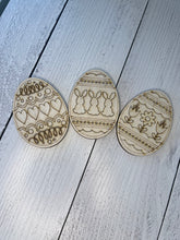 Load image into Gallery viewer, These fun DIY Paint Sets are sure to be a hit this Easter with the creative kids in your life.  Choose from our standard 3 egg set or add a personalized bunny egg to your order.