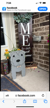 Load image into Gallery viewer, Let this adorable Shar Pei Planter help welcome guests to your home.  Custom dog tags with your dogs name also available (please message us - adds $5 to cost of planter box).  Great gift for the dog lovers in your life!