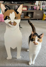 Load image into Gallery viewer, Let these adorable Cat Dog Planter boxes help welcome guests to your home. Great gift for the cat lovers in your life!