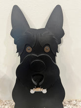 Load image into Gallery viewer, Let this adorable Scottie Dog Planter help welcome guests to your home. Custom dog tags with your dogs name also available (please message us - adds $5 to cost of planter box). Great gift for the dog lovers in your life!