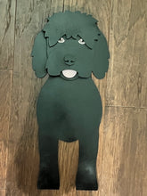 Load image into Gallery viewer, Welcome guests with a little Goldendoodle personality! Our Goldendoodle Planter Box is handmade and hand-painted to bring the lovable, fluffy look of this favorite breed to your porch, entryway, sunroom, or home.