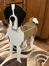 Load image into Gallery viewer, Let this adorable St. Bernard Planter Box welcome guests to your home.