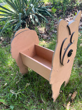 Load image into Gallery viewer, Let this adorable Chow Chow Dog Planter help welcome guests to your home.  Custom dog tags with your dogs name also available (please message us - adds $5 to cost of planter box).  Great gift for the dog lovers in your life!