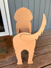 Load image into Gallery viewer, Let this adorable Golden Retriever Dog Planter help welcome guests to your home. Custom dog tags with your dogs name also available. Great gift for the dog lovers in your life!