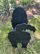 Load image into Gallery viewer, Bring some furry love to your home with our charming Newfoundland Dog 'Newfie' Planter.  Not only does it welcome guests with it's adorable design, but you can also add a custom dog tag with your pet's name for an extra personal touch (additional $5).  The perfect gift for dog lovers, this planter is sure to bring a smile to anyone's face.  Get yours now and show your love for man's best friend.