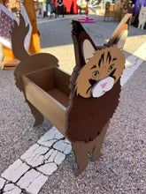 Load image into Gallery viewer, Let these adorable Cat Dog Planter boxes help welcome guests to your home. Great gift for the cat lovers in your life!