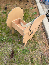 Load image into Gallery viewer, Let this adorable Highland Cow Planter box / decor help welcome guests to your home. Custom dog tags with your dogs name also available here. Great gift for the dog lovers in your life!