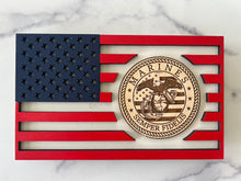 Load image into Gallery viewer, Military Insignia Flags