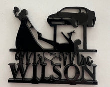 Load image into Gallery viewer, Add a playful twist to your wedding, engagement party, or anniversary with these hilarious cake toppers! Featuring designs like the bride dragging her husband-to-be to the altar—whether he’s fishing, gaming, fixing cars, or even having to be dragged there by force (LOL!) — these toppers are perfect for couples who love to celebrate with humor.