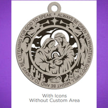 Load image into Gallery viewer, These beautiful Christmas Story Ornaments depict the story of Jesus and are sure to add to your holiday decor.  