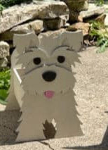 Load image into Gallery viewer, Schnauzer Planter Box
