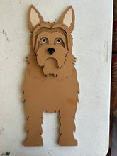 Load image into Gallery viewer, Bring some furry love to your home with our charming Yorkie, Yorkshire Terrier Dog Planter.  Not only does it welcome guests with it's adorable design, but you can also add a custom dog tag with your pet's name for an extra personal touch (additional $5).  The perfect gift for dog lovers, this planter is sure to bring a smile to anyone's face.  Get yours now and show your love for man's best friend.