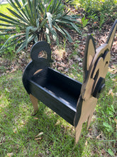 Load image into Gallery viewer, Let this adorable German Shepherd Dog Planter box help welcome guests to your home. Custom dog tags with your dogs name also available here. Great gift for the dog lovers in your life!