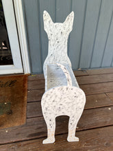 Load image into Gallery viewer, Let this adorable Australian Cattle Dog / Blue Heeler Dog Planter help welcome guests to your home.  Custom dog tags with your dogs name also available.  Great gift for the dog lovers in your life!