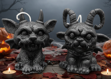 Load image into Gallery viewer, Gargoyle Beeswax Candle