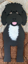 Load image into Gallery viewer, Welcome guests with a little Goldendoodle personality! Our Goldendoodle Planter Box is handmade and hand-painted to bring the lovable, fluffy look of this favorite breed to your porch, entryway, sunroom, or home.