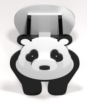 Load image into Gallery viewer, Bring charm to your home with our handmade Panda Bear Planter Box.  The perfect gift for animal lovers, this planter will add a touch of whimsy to any room.  You can even personalize it with a custom name tag featuring your pet's name (additional $5).  Handmade with care, this planter is sure to be a treasured addition to your home.  