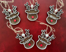 Load image into Gallery viewer, Dress up your holiday decor with these adorable, Personalized Stocking Tags! Perfect for every member of the family - including pets. Check out all the beautiful designs we have to choose from. 