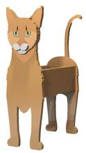 Load image into Gallery viewer, Let these adorable Cat Dog Planter boxes help welcome guests to your home.  Great gift for the cat lovers in your life! 