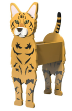 Load image into Gallery viewer, Let these adorable Cat Dog Planter boxes help welcome guests to your home.  Great gift for the cat lovers in your life! 