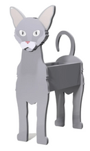 Load image into Gallery viewer, Let these adorable Cat Dog Planter boxes help welcome guests to your home.  Great gift for the cat lovers in your life! 