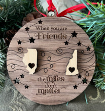 Load image into Gallery viewer, Show your love with these Togetherness Ornaments.  Hundreds of options to choose from or create your own.  See images for details & options - list options in comments or drop down fields.
