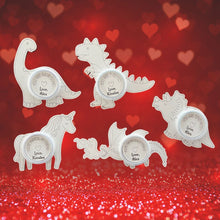 Load image into Gallery viewer, These delightful, Personalized Valentine's Day Card Playdoh Holders – the perfect way to spread love and creativity among your child's classmates! Make this Valentine's Day extra special with these charming and unique card holders that not only showcase your child's thoughtfulness but also provide a fun and interactive experience.