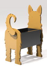 Load image into Gallery viewer, Bring some furry love to your home with our charming Yorkie, Yorkshire Terrier Dog Planter.  Not only does it welcome guests with it's adorable design, but you can also add a custom dog tag with your pet's name for an extra personal touch (additional $5).  The perfect gift for dog lovers, this planter is sure to bring a smile to anyone's face.  Get yours now and show your love for man's best friend.