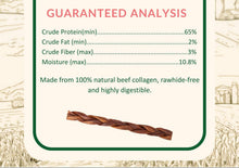 Load image into Gallery viewer, 12” Triple Braided Bully Sticks – Extra-Tough, All-Natural Chews
Give dogs a chew that’s built to last with our 12” Triple Braided Bully Sticks. Crafted from three premium strands of 100% beef pizzle, tightly woven together, these chews deliver superior strength and durability for dogs that love a serious chewing challenge.