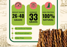 Load image into Gallery viewer, 12” Triple Braided Bully Sticks – Durable, All-Natural Chews
Our 12” Triple Braided Bully Sticks are a premium, all-natural chew crafted from three strands of 100% beef pizzle, tightly woven together for extra strength and longer-lasting chew time. The triple-braided construction creates a tougher texture that’s perfect for dogs who love a challenge.