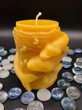 Load image into Gallery viewer, Our Ocean Dreams Gift Basket is filled with soaps and a Whale Beeswax Candle that transport you right back to the beach while you watch the waves & the whales breach.  Imagine the soft sand beneath your feet as the soft glow of our beeswax candle relaxes your stresses away.  The lingering scent of our Ocean Breeze Soaps tantalize your senses to make the dream complete.   Ocean Dreams Gift Basket all packaged ready for your gift giving needs. Perfect for birthday gifts, Christmas gifts or just to let someone