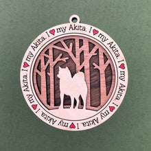 Load image into Gallery viewer, Share the love for our furry friends with these beautiful dog ornaments!  250 Breeds available.  Send us the name you&#39;d like personalized on it &amp; we&#39;ll add it to your ornament.  
