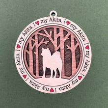 Load image into Gallery viewer, Share the love for our furry friends with these beautiful dog ornaments!  250 Breeds available.  Send us the name you'd like personalized on it & we'll add it to your ornament.