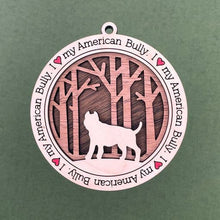 Load image into Gallery viewer, Share the love for our furry friends with these beautiful dog ornaments!  250 Breeds available.  Send us the name you'd like personalized on it & we'll add it to your ornament.