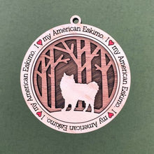 Load image into Gallery viewer, Share the love for our furry friends with these beautiful dog ornaments!  250 Breeds available.  Send us the name you'd like personalized on it & we'll add it to your ornament.