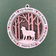 Load image into Gallery viewer, Share the love for our furry friends with these beautiful dog ornaments!  250 Breeds available.  Send us the name you'd like personalized on it & we'll add it to your ornament.
