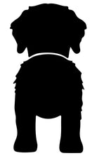 Load image into Gallery viewer, Super cute, customizable leash holder.  Custom laser cut & painted.  Add your dog's name & type (see photos) to personalize your sign!