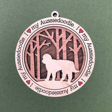 Load image into Gallery viewer, Share the love for our furry friends with these beautiful dog ornaments!  250 Breeds available.  Send us the name you'd like personalized on it & we'll add it to your ornament.