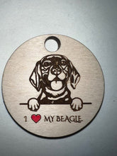 Load image into Gallery viewer, Show everyone how much you love you dog with these adorable I Love My Dog Keychains!  Proudly display your pet everywhere you go.  Makes a great gift for the pet lover in your life.
