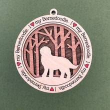Load image into Gallery viewer, Share the love for our furry friends with these beautiful dog ornaments!  250 Breeds available.  Send us the name you'd like personalized on it & we'll add it to your ornament.