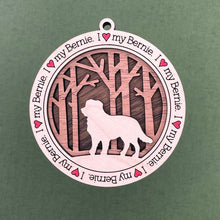 Load image into Gallery viewer, Share the love for our furry friends with these beautiful dog ornaments!  250 Breeds available.  Send us the name you'd like personalized on it & we'll add it to your ornament.