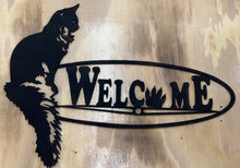 Load image into Gallery viewer, Purr-fect for all of the cat lovers in your life!  This adorable Cat Welcome Sign adds that special touch to your doorway.  Makes a great gift for all the cat lovers in your life.
