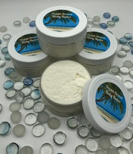 Load image into Gallery viewer, Ocean Breeze scent creamy body butter moisturizes your skin and seals in the moisture with a bit of beeswax and shea butter. Handmade in the USA.