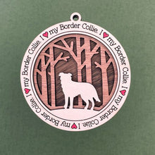 Load image into Gallery viewer, Share the love for our furry friends with these beautiful dog ornaments!  250 Breeds available.  Send us the name you'd like personalized on it & we'll add it to your ornament.