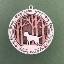 Load image into Gallery viewer, Share the love for our furry friends with these beautiful dog ornaments!  250 Breeds available.  Send us the name you'd like personalized on it & we'll add it to your ornament.