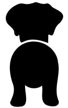 Load image into Gallery viewer, Super cute, customizable leash holder.  Custom laser cut & painted.  Add your dog's name & type (see photos) to personalize your sign!