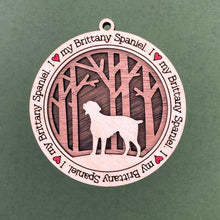 Load image into Gallery viewer, Share the love for our furry friends with these beautiful dog ornaments!  250 Breeds available.  Send us the name you'd like personalized on it & we'll add it to your ornament.