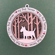 Load image into Gallery viewer, Share the love for our furry friends with these beautiful dog ornaments!  250 Breeds available.  Send us the name you'd like personalized on it & we'll add it to your ornament.
