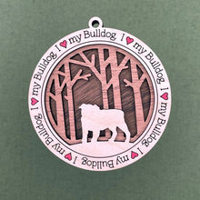 Load image into Gallery viewer, Share the love for our furry friends with these beautiful dog ornaments!  250 Breeds available.  Send us the name you'd like personalized on it & we'll add it to your ornament.